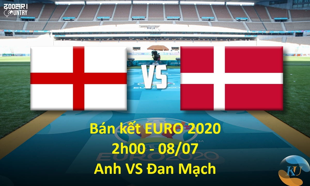 Anh vs Đan Mạch UEFA EURO 2020