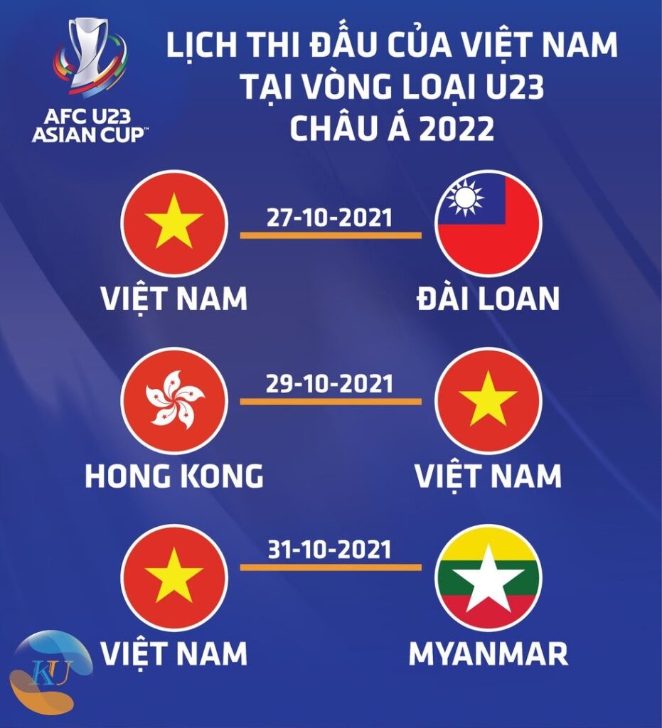 Lịch thi đấu U23 Việt Nam 2021