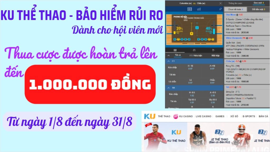 Bảo hiểm rủi ro với Ku Thể Thao 