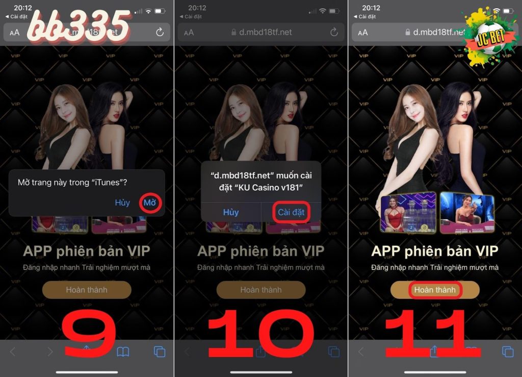 cách tải JCBET casino trên iphone