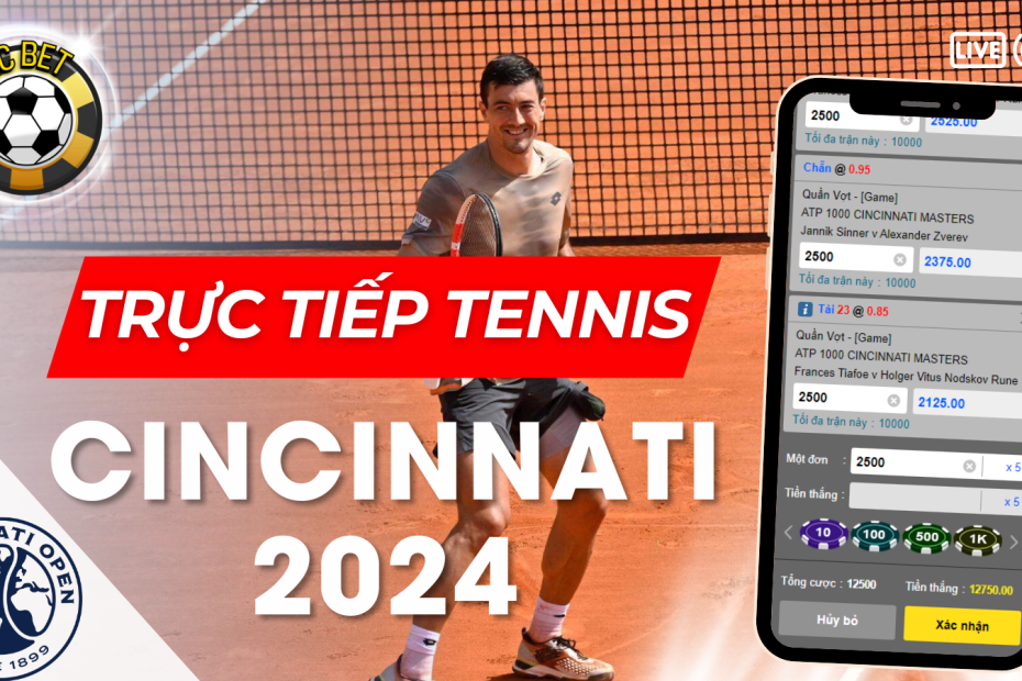 Trực tiếp tennis cincinnati